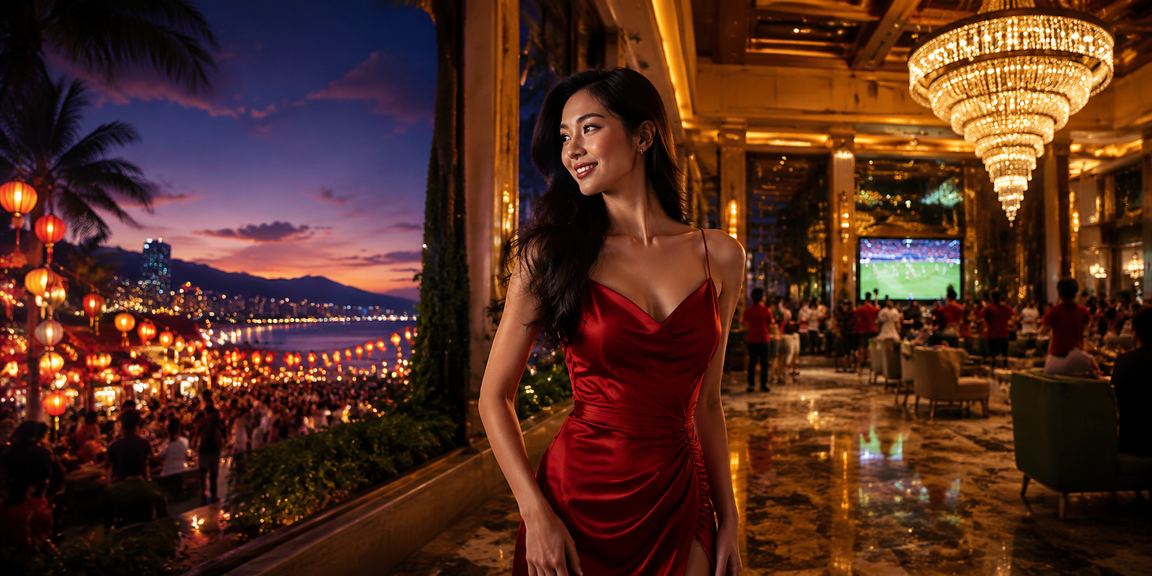 Người chơi trải nghiệm cá cược casino trên điện thoại tại chợ đêm Đà Nẵng