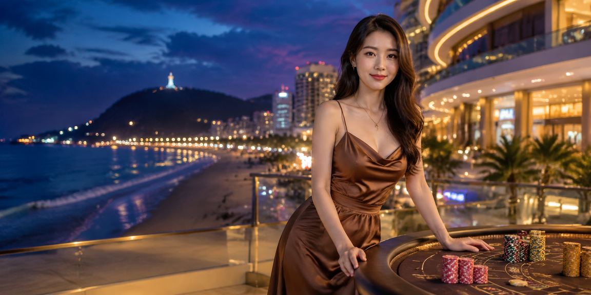 Góc nghỉ ngơi view biển Vũng Tàu, người dùng thưởng thức cà phê và theo dõi kết quả cá cược trực tuyến
